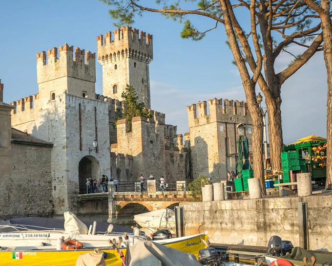 From Verona: Sirmione, Lazise and Madonna della Corona Sanctuary full-day tour