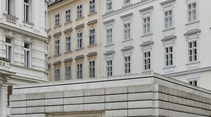 Holocaust Memorial in Vienna's Judenplatz near Jewish Museum.