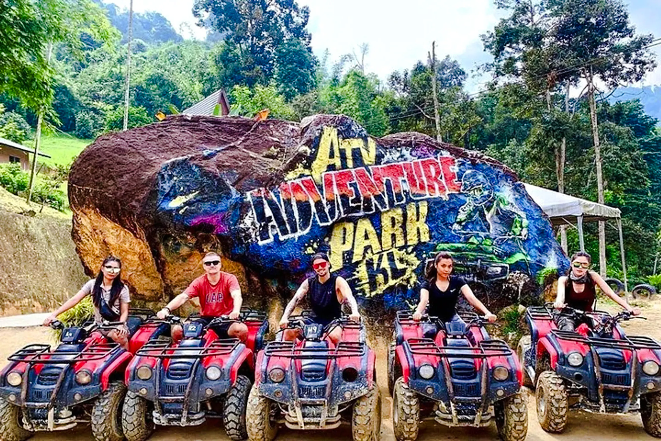 from kuala lumpur: kemensah atv tour with hotel transfers-10