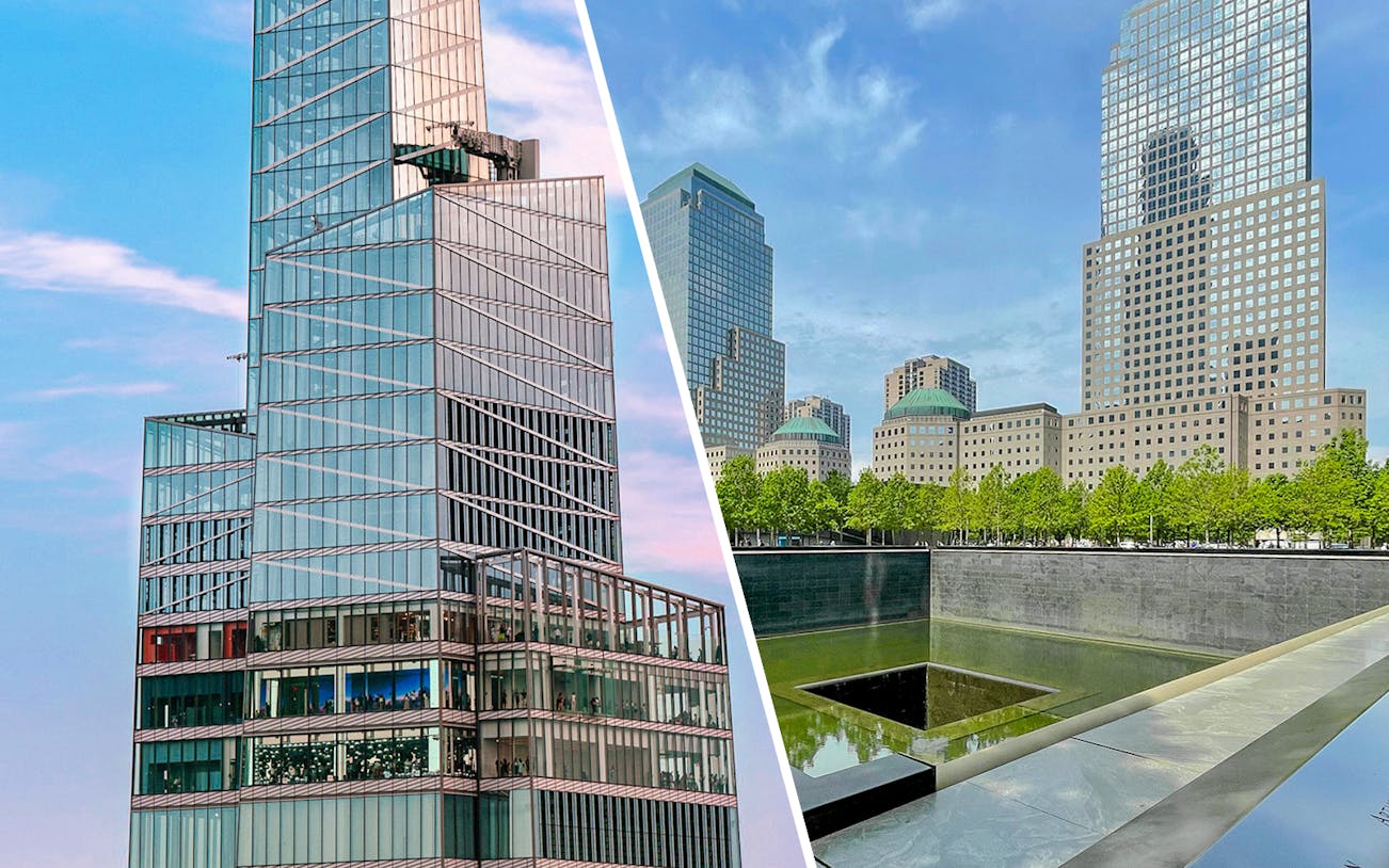 SUMMIT One Vanderbilt and 9/11 Memorial in New York City.