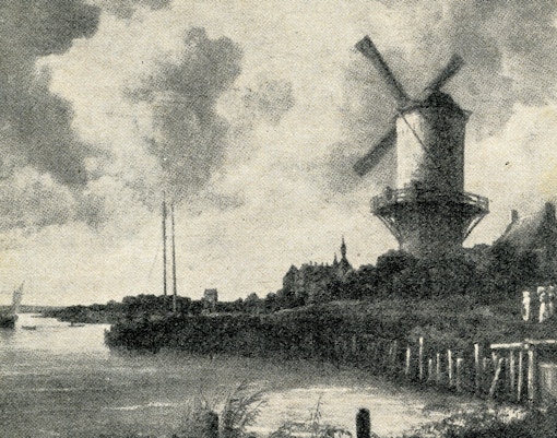 The Windmill at Wijk bij Duurstede by Jacob Isaacksz van Ruisdael