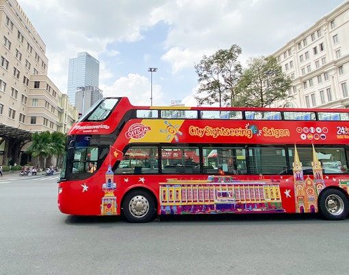 City sightseeing hop on hop off tour of Ho Chi Minh