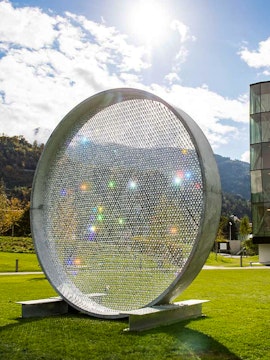 Swarovski Kristallwelten outdoor crystal installation in Wattens, Austria.