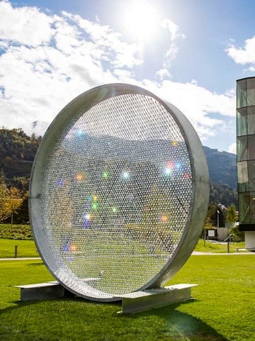 Swarovski Kristallwelten outdoor crystal installation in Wattens, Austria.