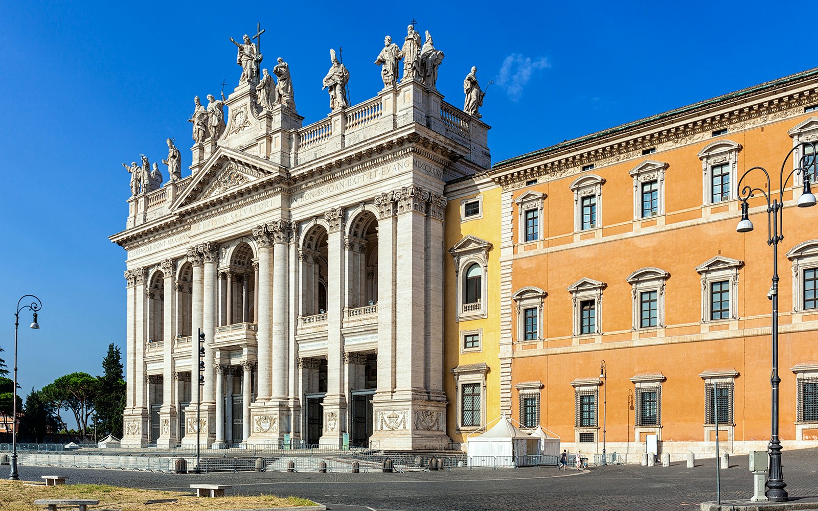 Ancient Facade of the Archbasilica of St. John Lateran