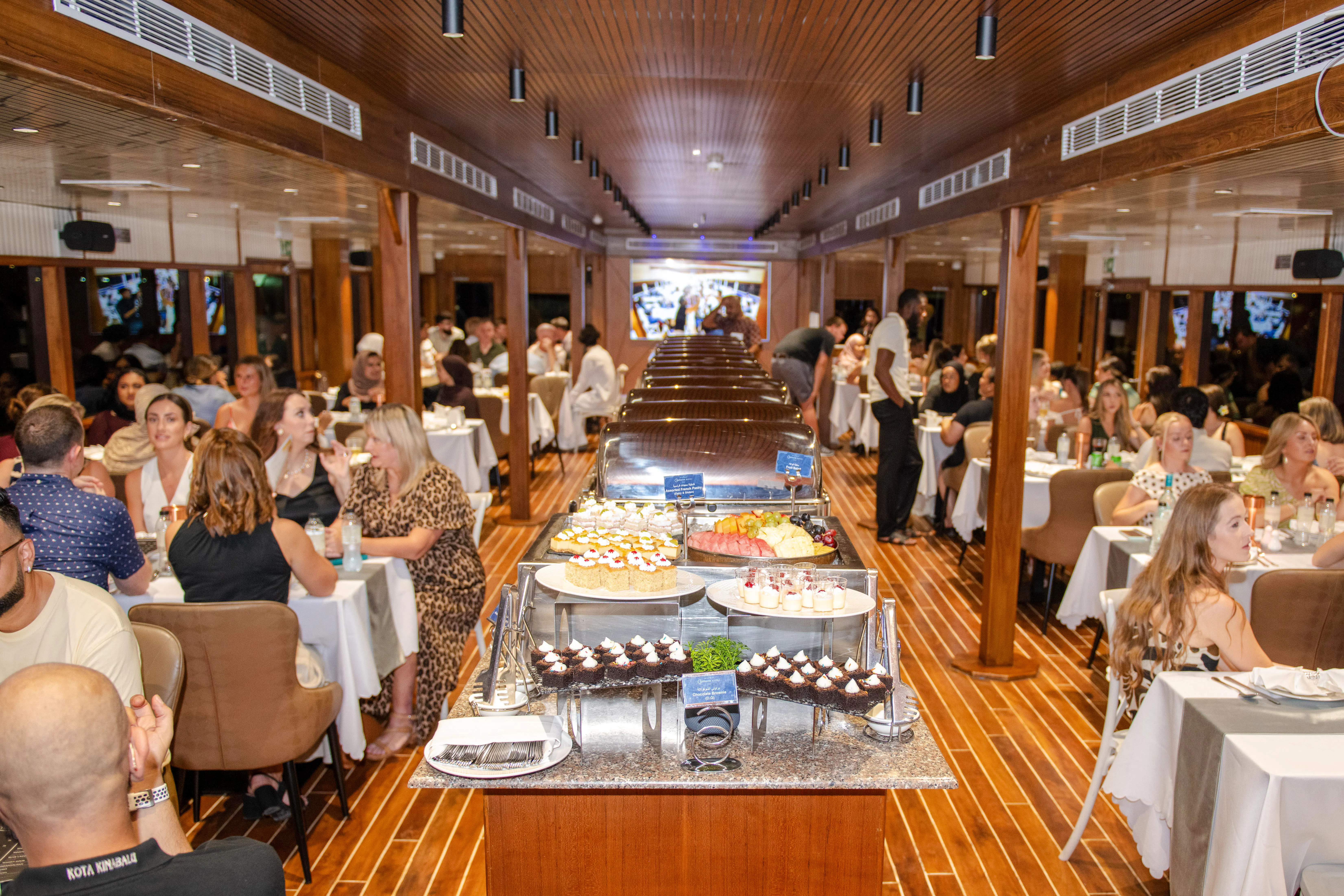 Dubai Marina Dinner Cruise with International Buffet and Live Entertainment Image 7