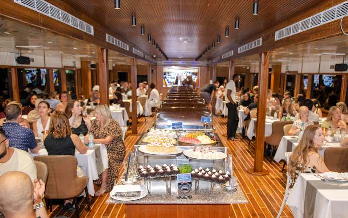 Dubai Marina Dinner Cruise with International Buffet and Live Entertainment