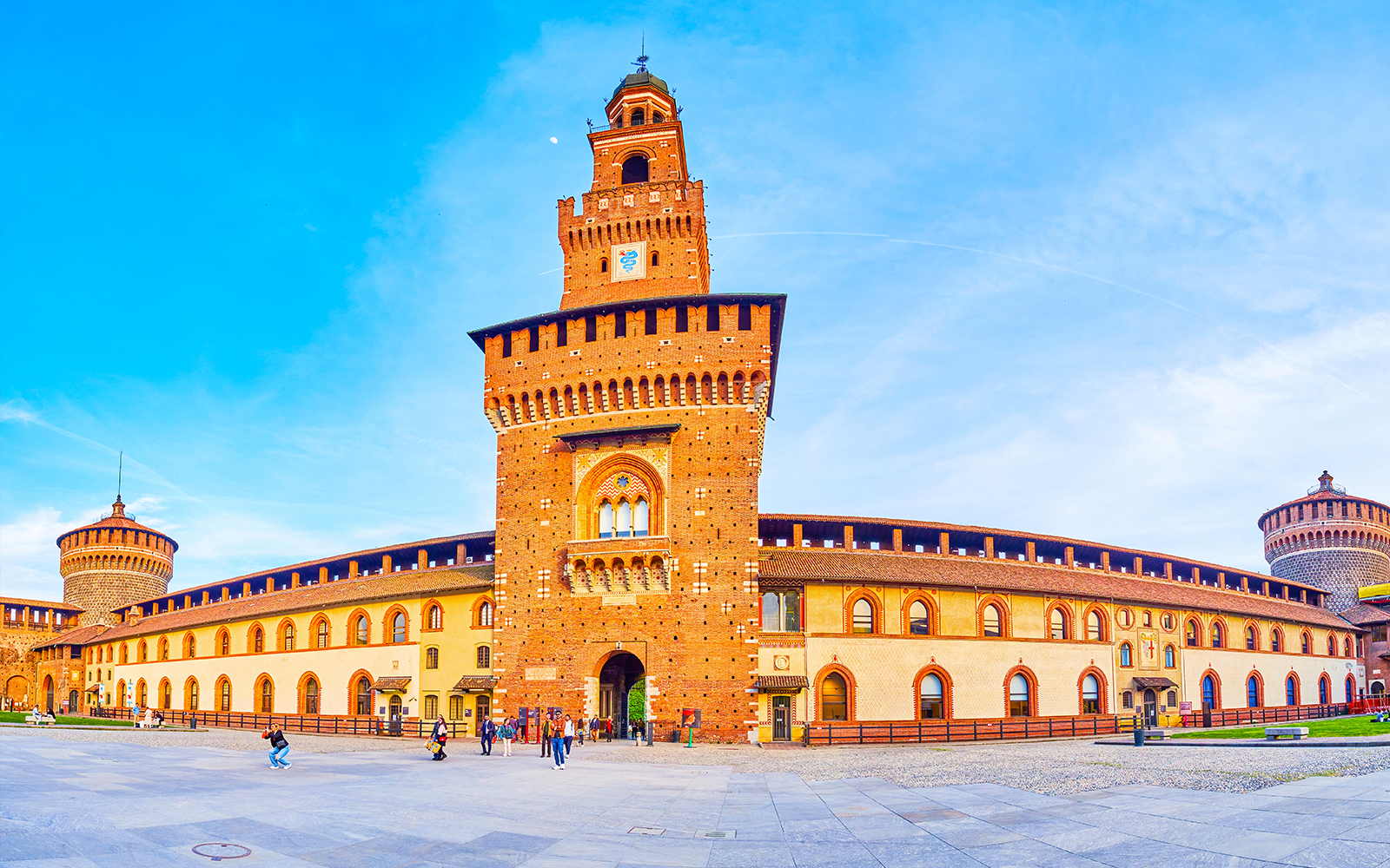 Sforza Castle entrance