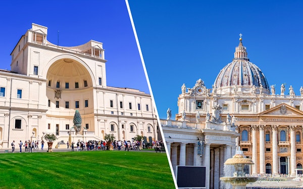 Combo: Vatican Museums & Sistine Chapel + St. Peter’s Basilica Dome Guided Tour