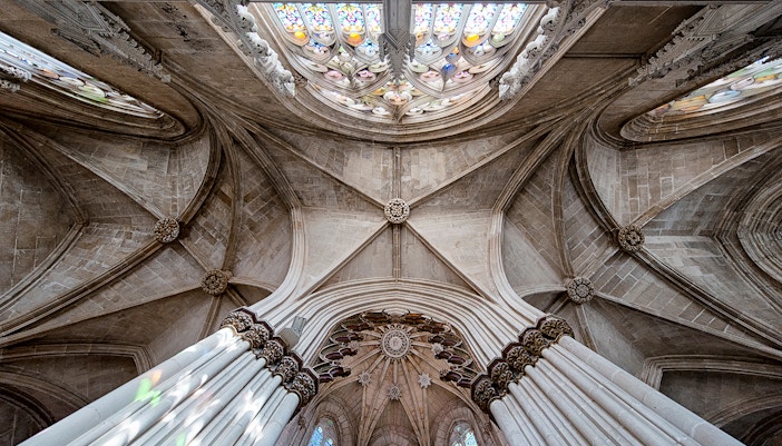 Ceiling in Batalha monastery