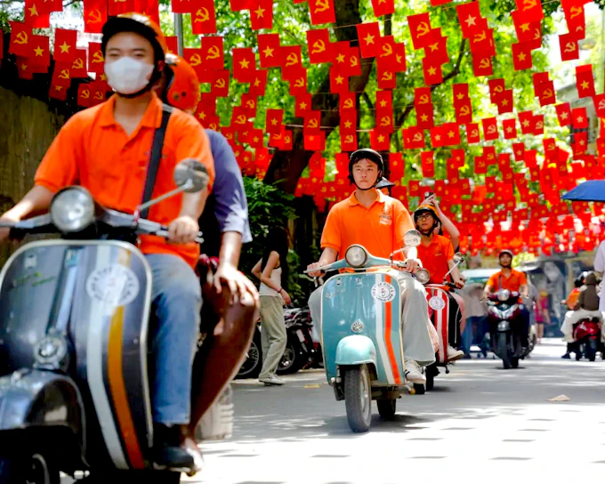 Hanoi Small-Group Street Food Vespa Tour
