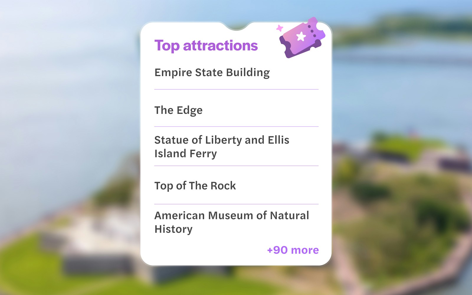 Statue of Liberty and New York City skyline, Go City New York Explorer Pass attractions.