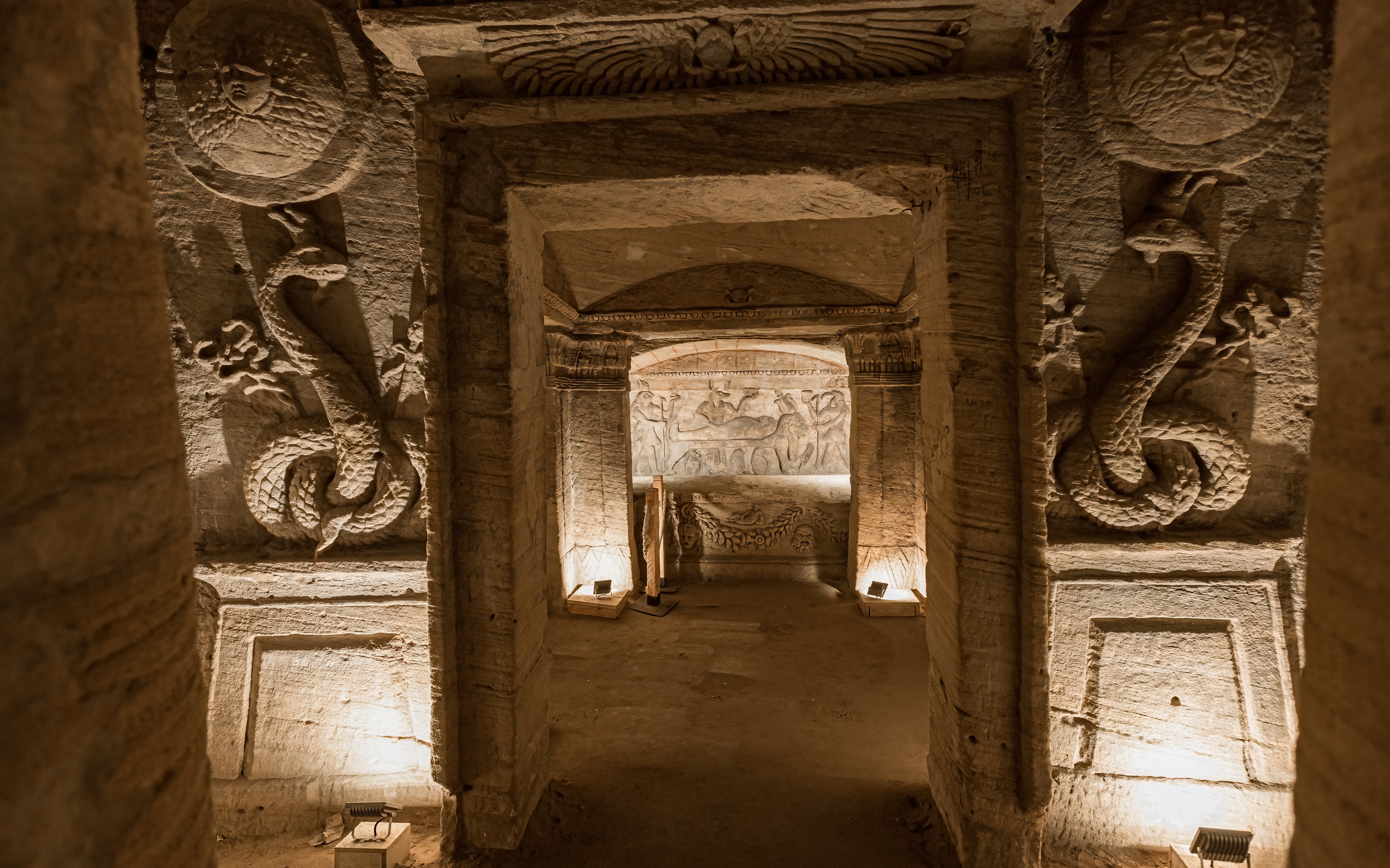De catacomben van Kom el Shoqafa