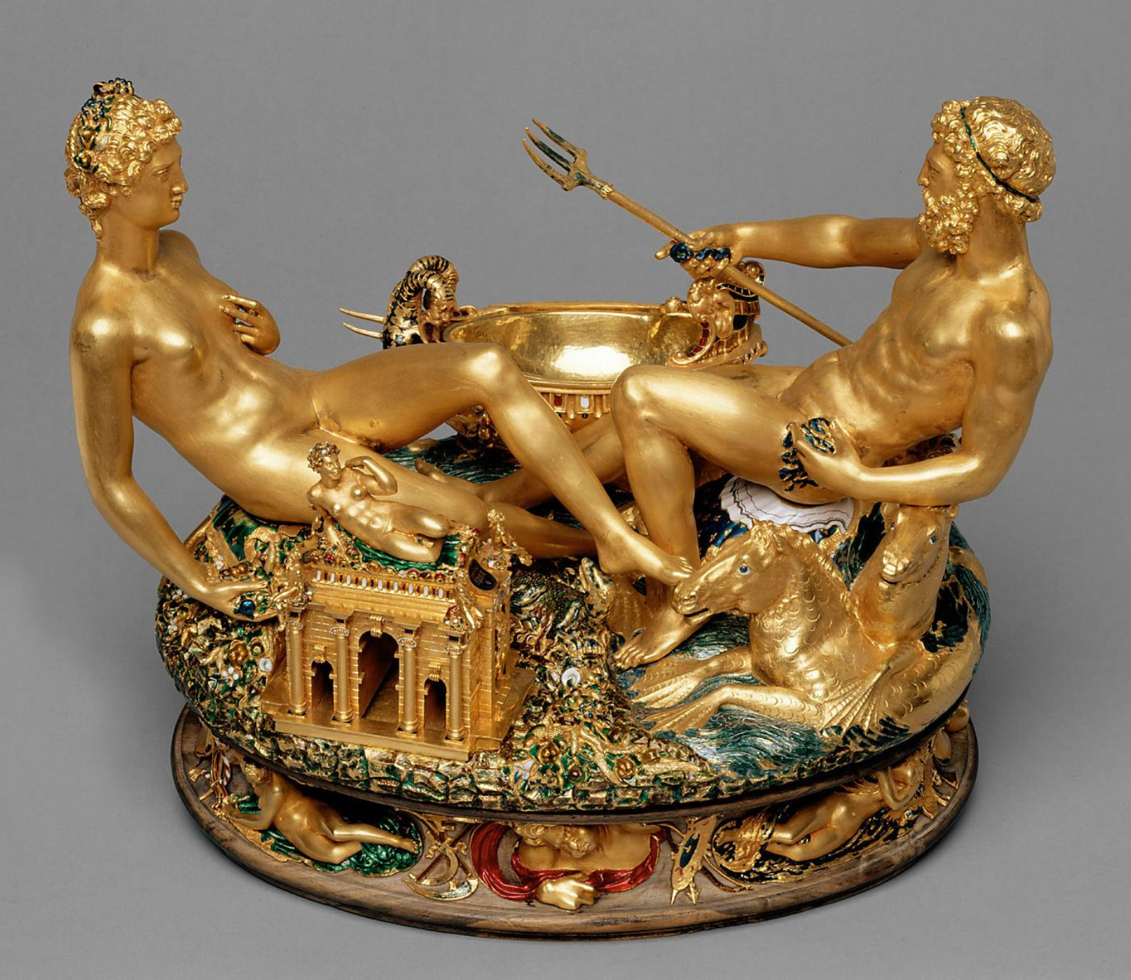 Cellini Saliera salt cellar