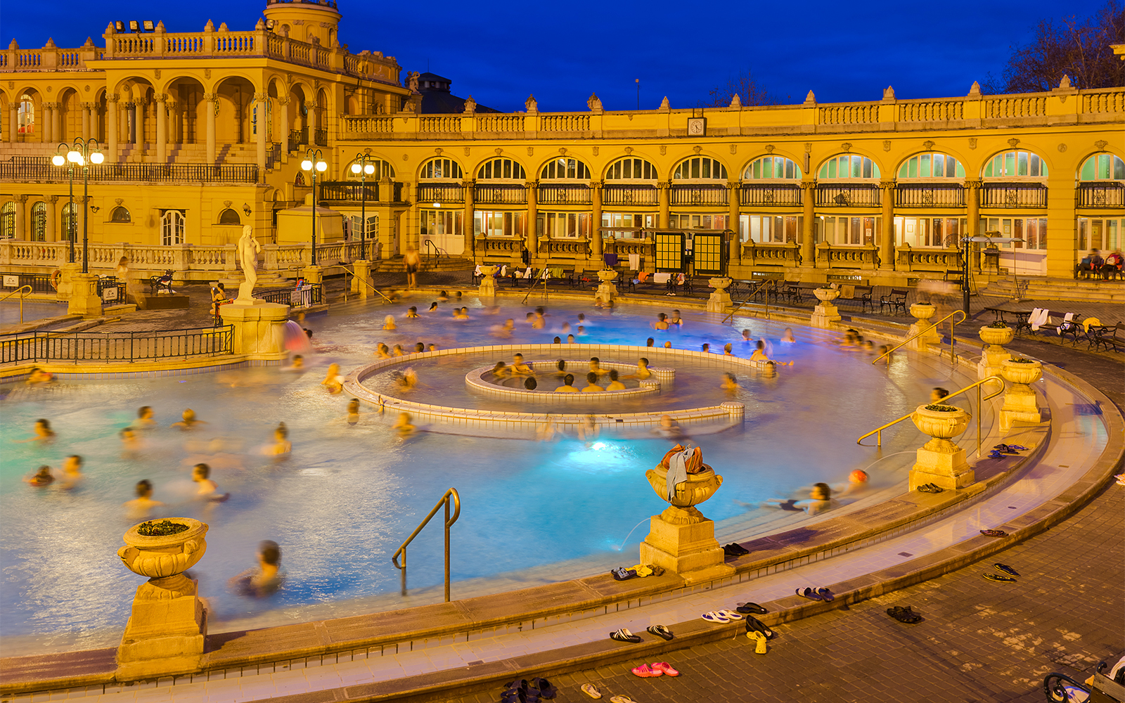 Rudas Baths location