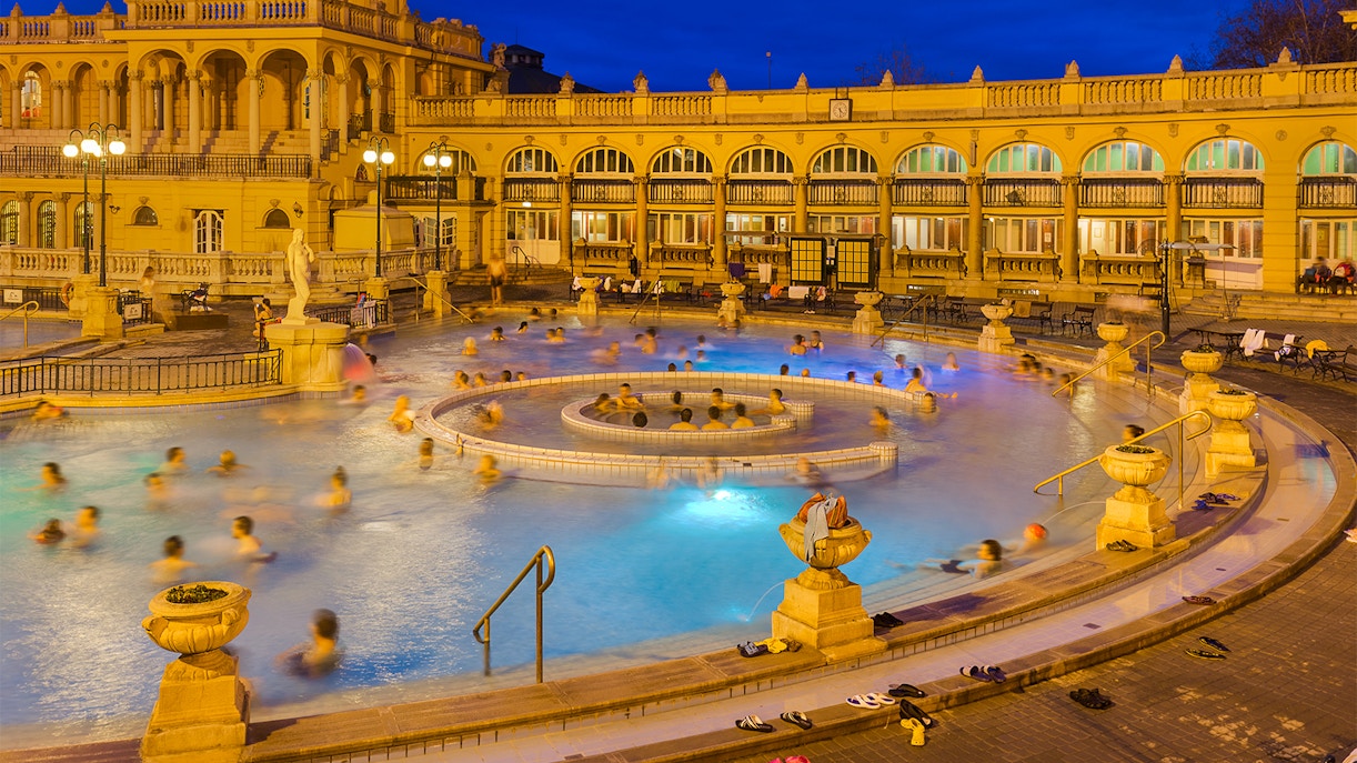 Budapest Therme Winter