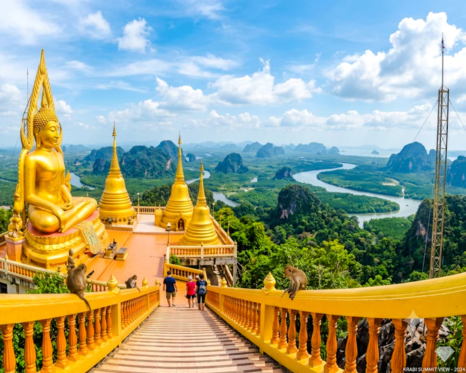 Krabi Small-Group Tour: Emerald Pool, Hot Springs and Tiger Cave Temple