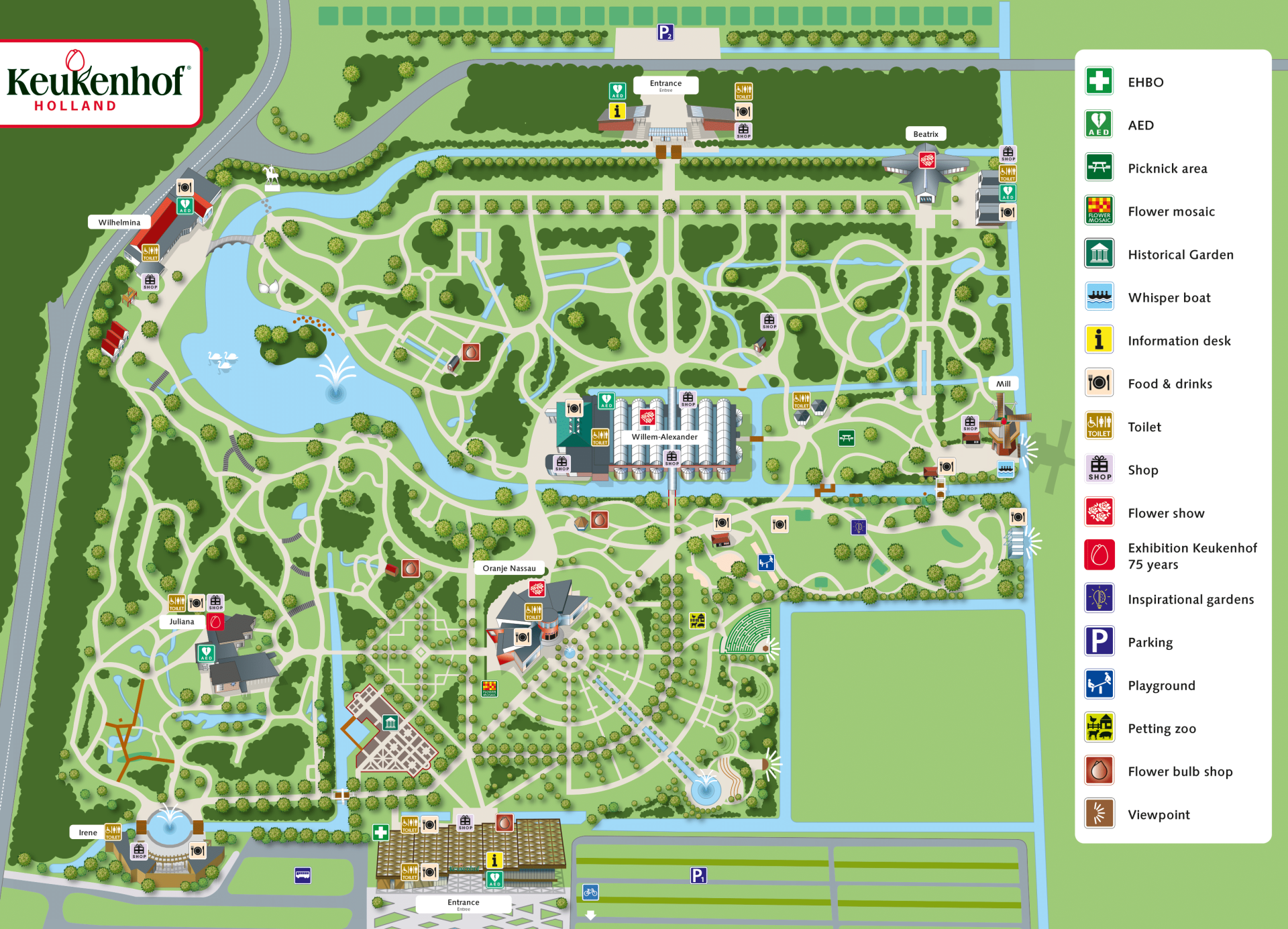Keukenhof map