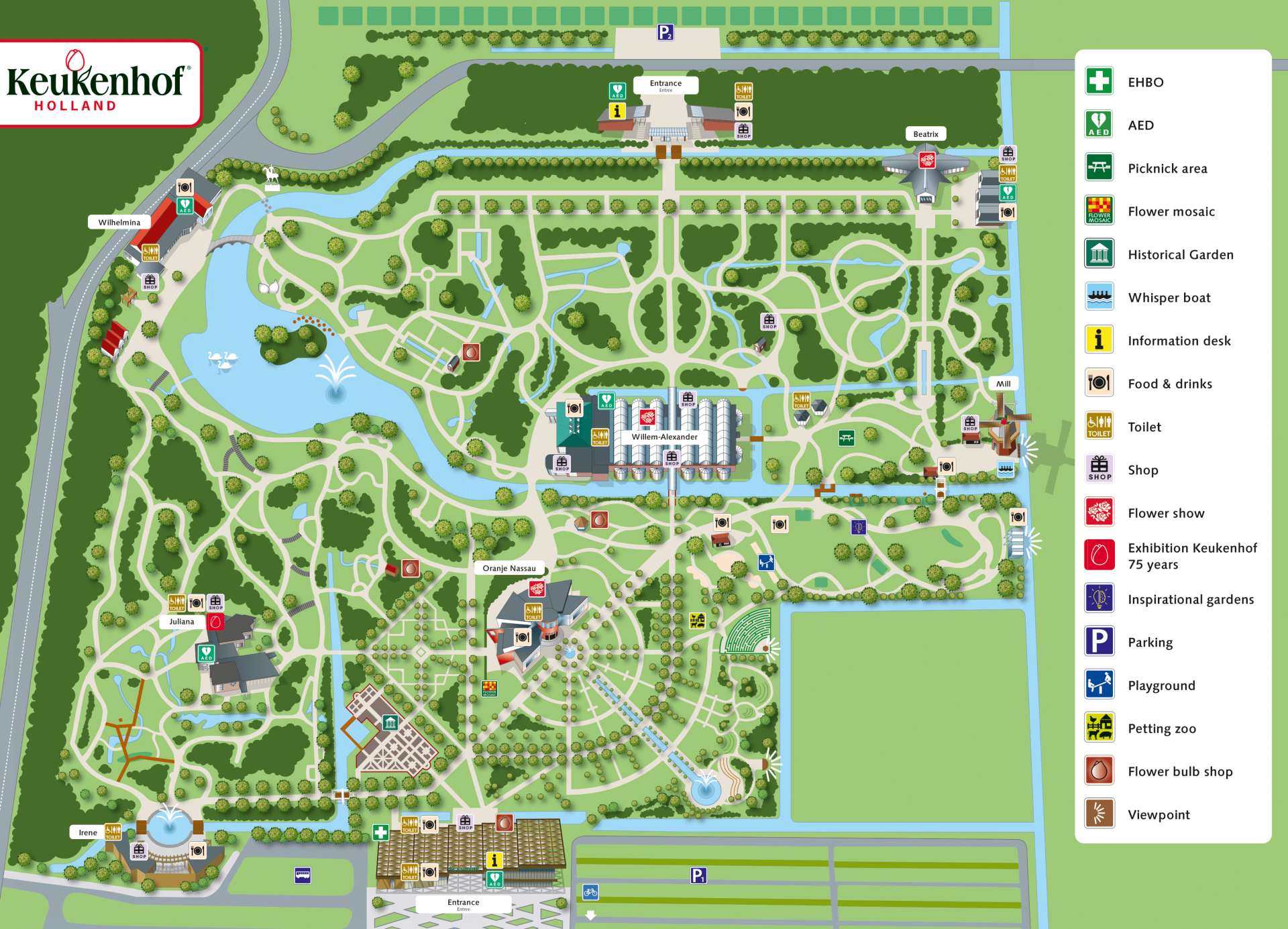 keukenhof map