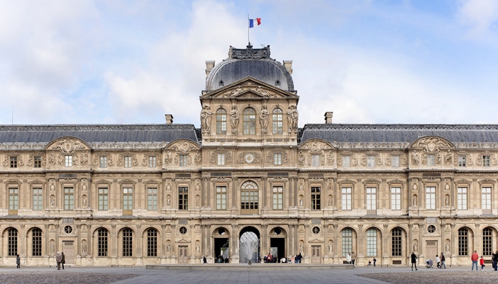 Louvre Museum in Paris, France.