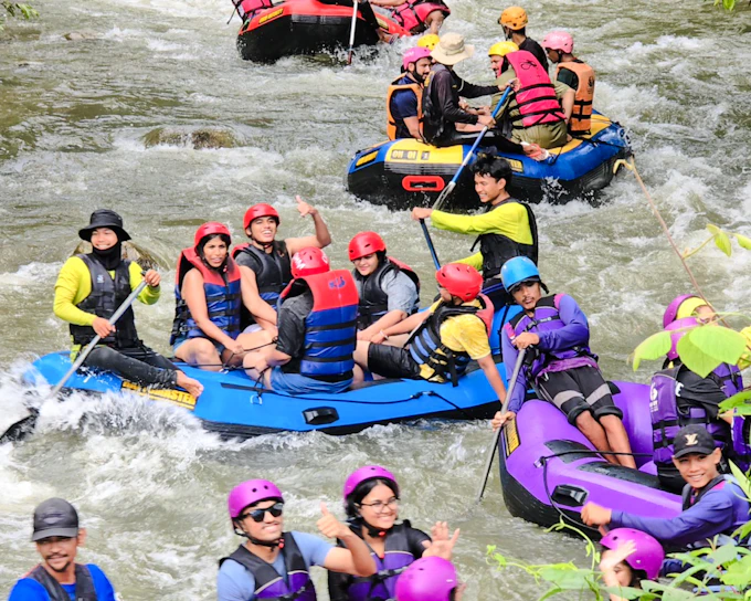 From Phuket: Phang Nga White Water Rafting with Zipline and Round-Trip Transfers (Product 56601)