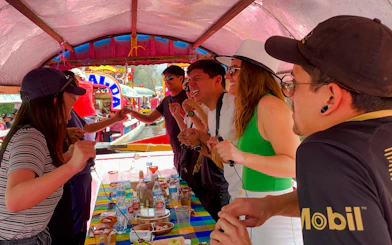 Xochimilco Trajinera Boat Tour with Pulque and Mezcal Tasting