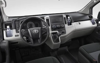 Interior of a private transfer vehicle from Luxor to Sahel Hashesh.