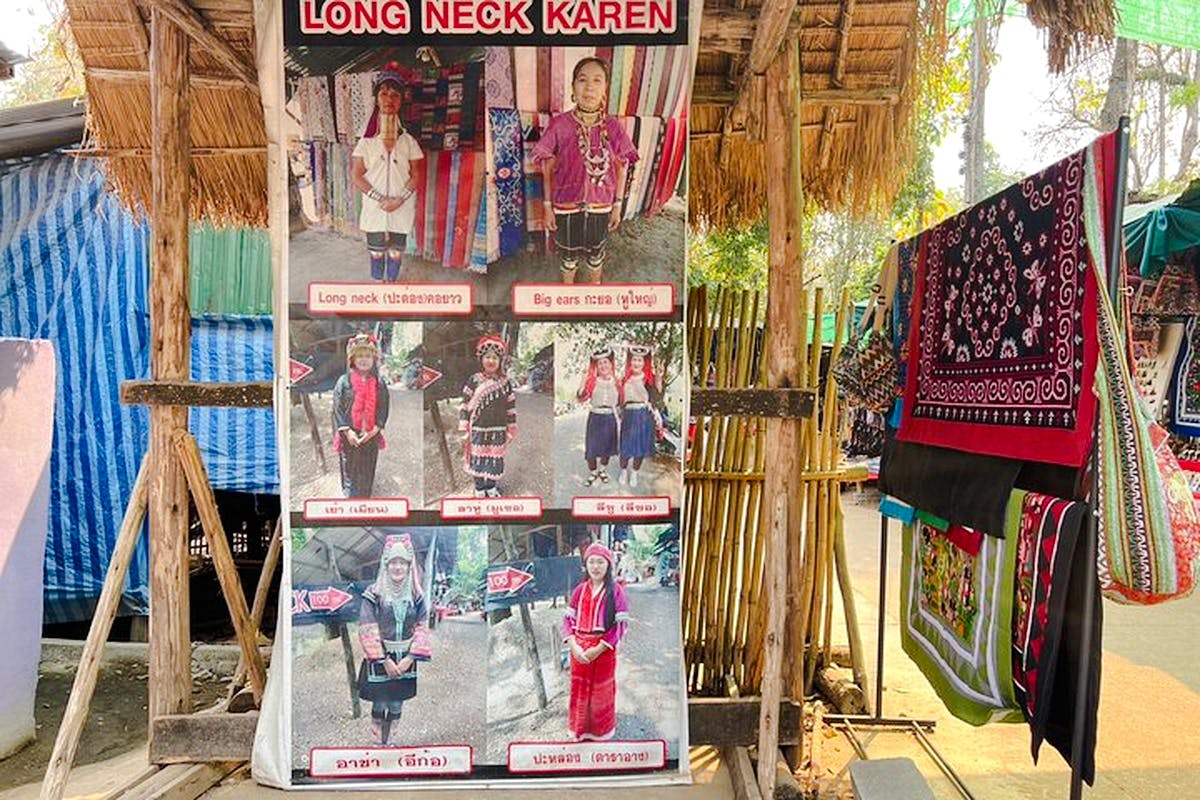 visita cultural en grupo pequeño por chiang mai: pueblo de las mujeres del cuello largo karen, el templo de plata, wat phra singh y wat chedi luang-5