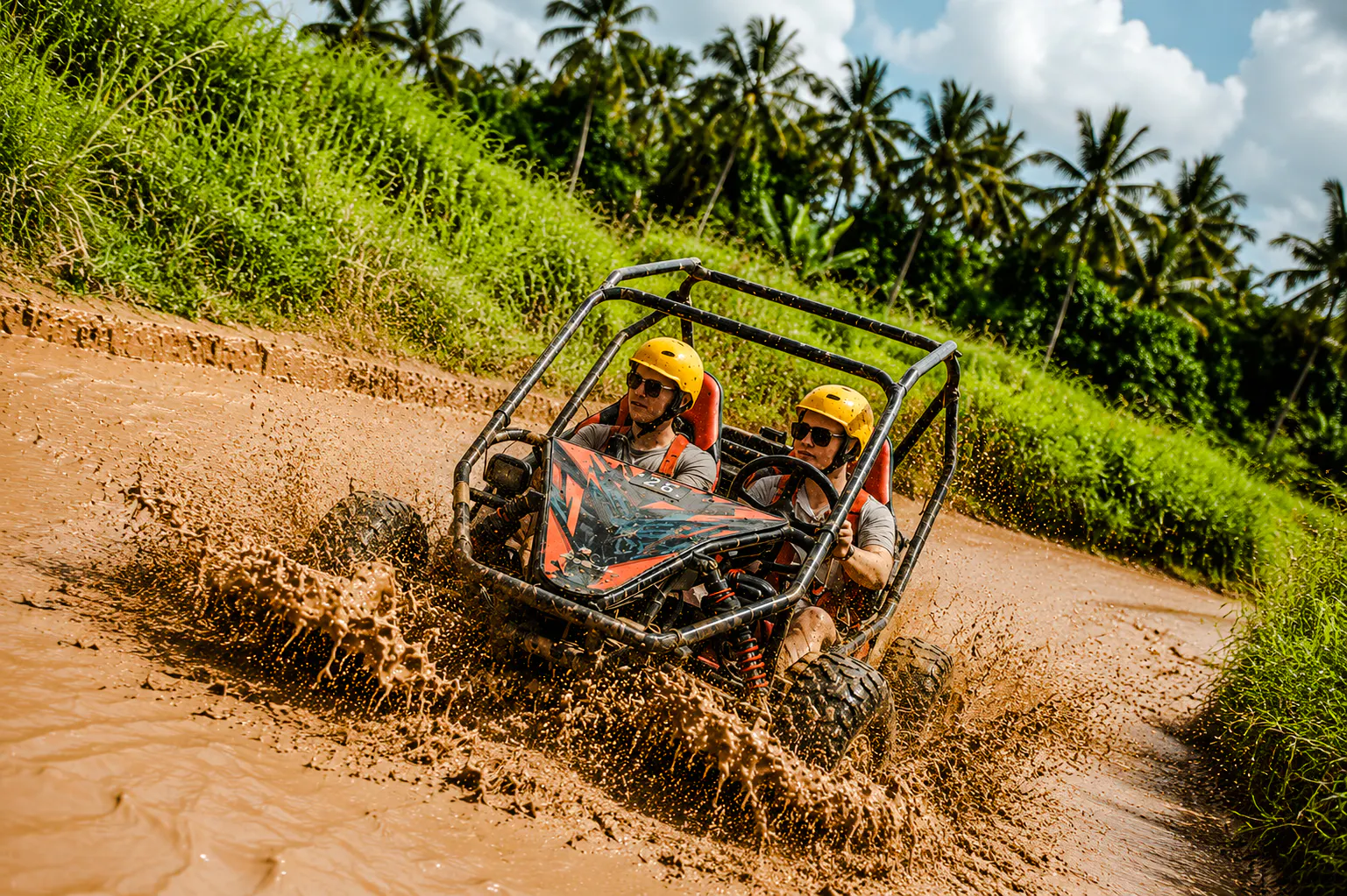 bali atv buggy, rafting or tubing with lunch and coffee farm visit-3