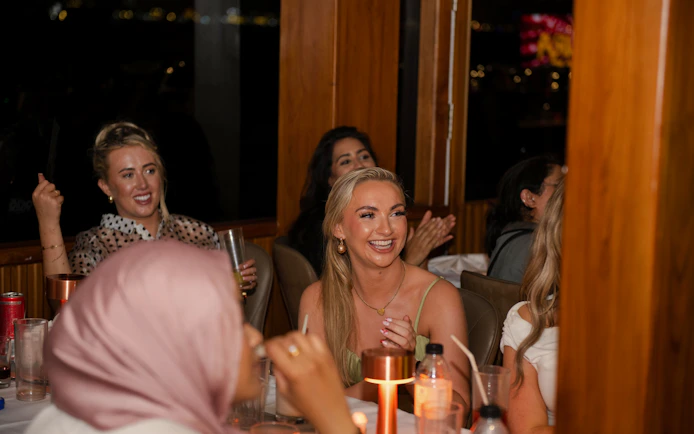 Dubai Marina Dinner Cruise with International Buffet and Live Entertainment