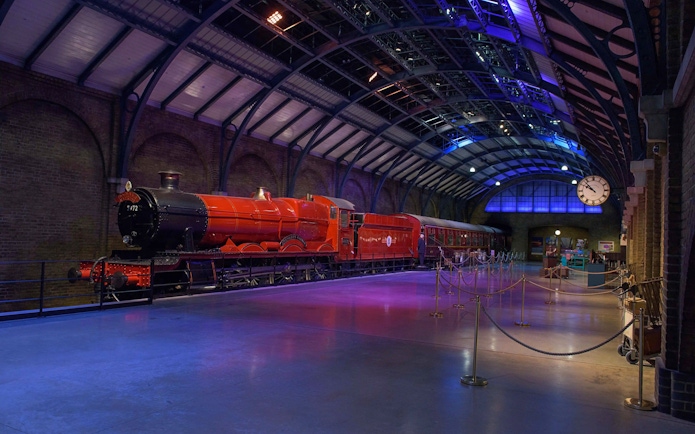 Hogwarts Express train at Harry Potter™ Warner Bros. Studio Tour, London.