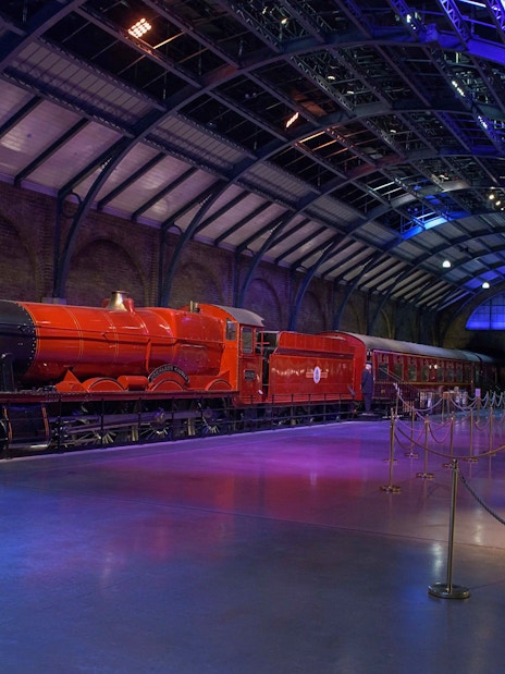Hogwarts Express train at Harry Potter™ Warner Bros. Studio Tour, London.