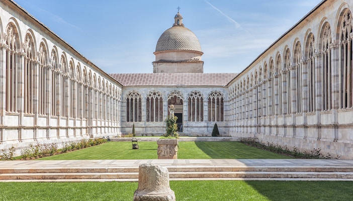 Camposanto at the northern edge of the Pisa Cathedral Square, Italy