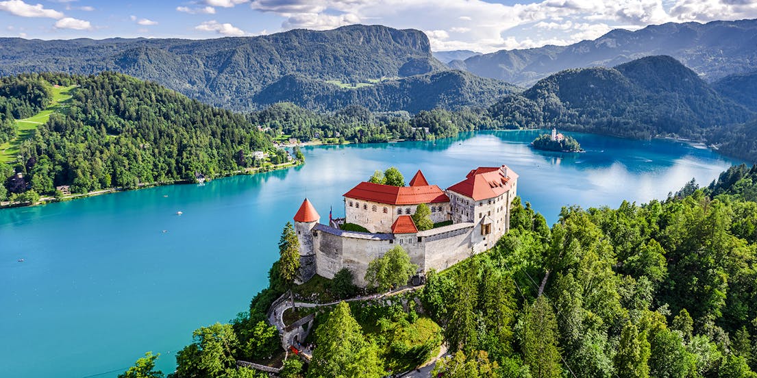 Castelo de Bled e Lago Bled