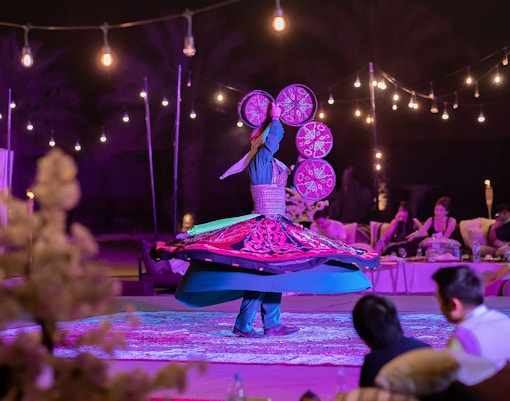 Evening entertainment during Evening Desert Safari
