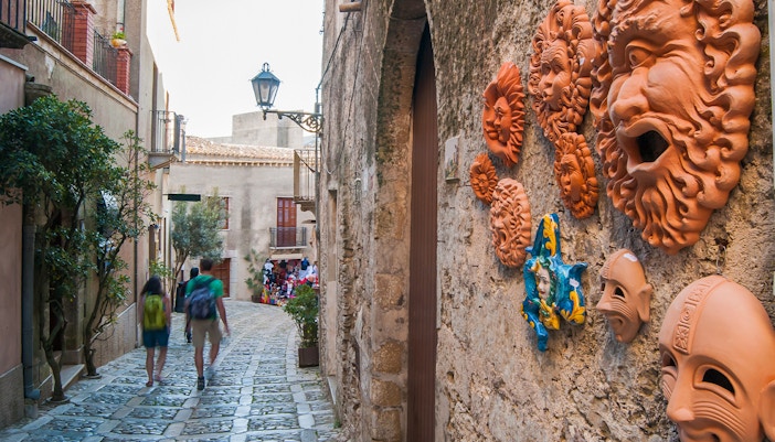 Street of Erice, Sicily