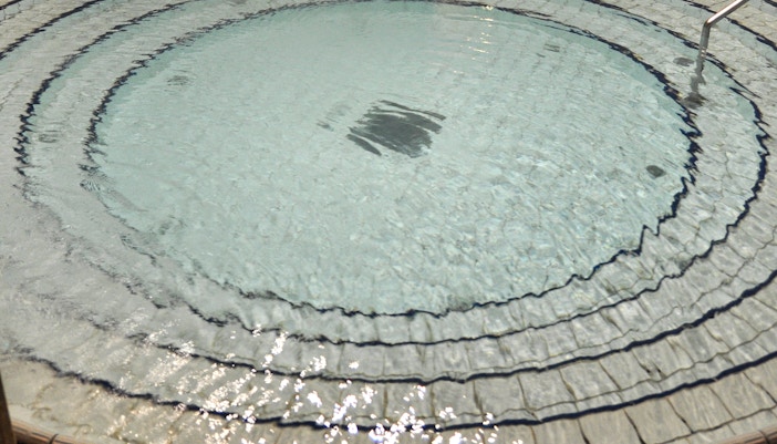Plunge pool at Lukacs Baths
