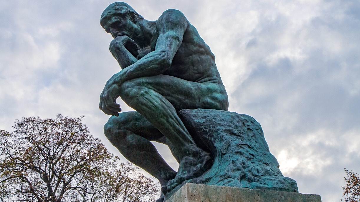 The Thinker by Auguste Rodin