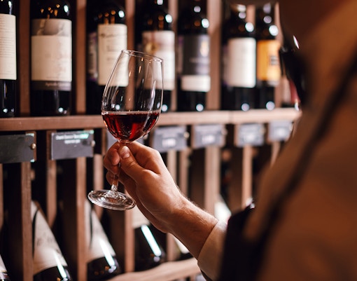Wine tasting in a cellar during a Food & Wine Tour in porto.