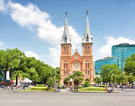 Saigon NotreDame Cathedral Basilica in Ho Chi Minh, Vietnam