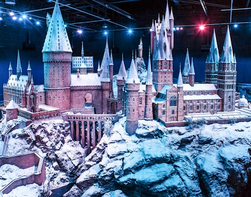 Hogwarts castle model at Warner Bros. Studio Tour Tokyo