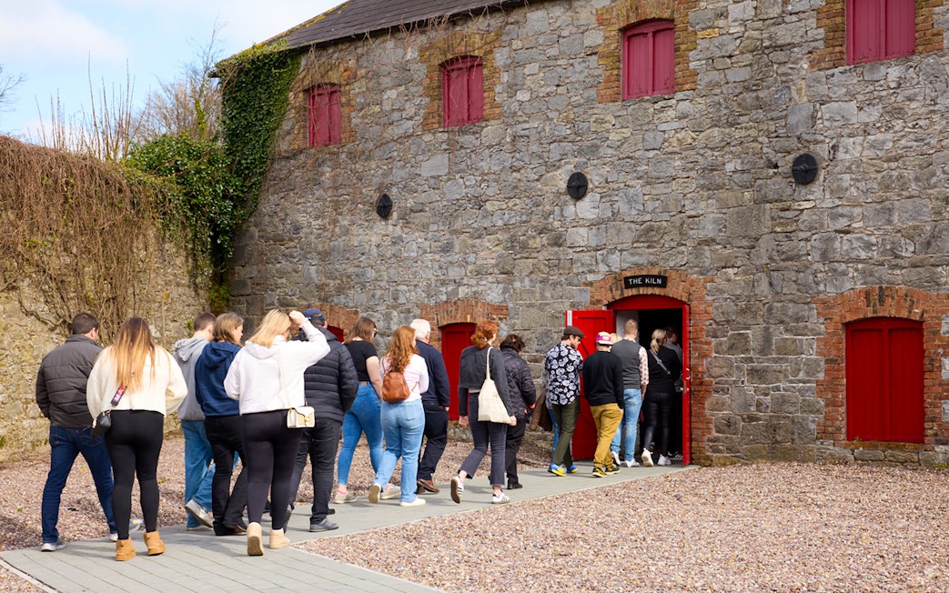 Visitors entering the Kiln at Midleton Distillery, Ireland.