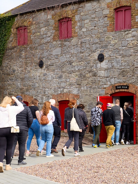 Visitors entering the Kiln at Midleton Distillery, Ireland.