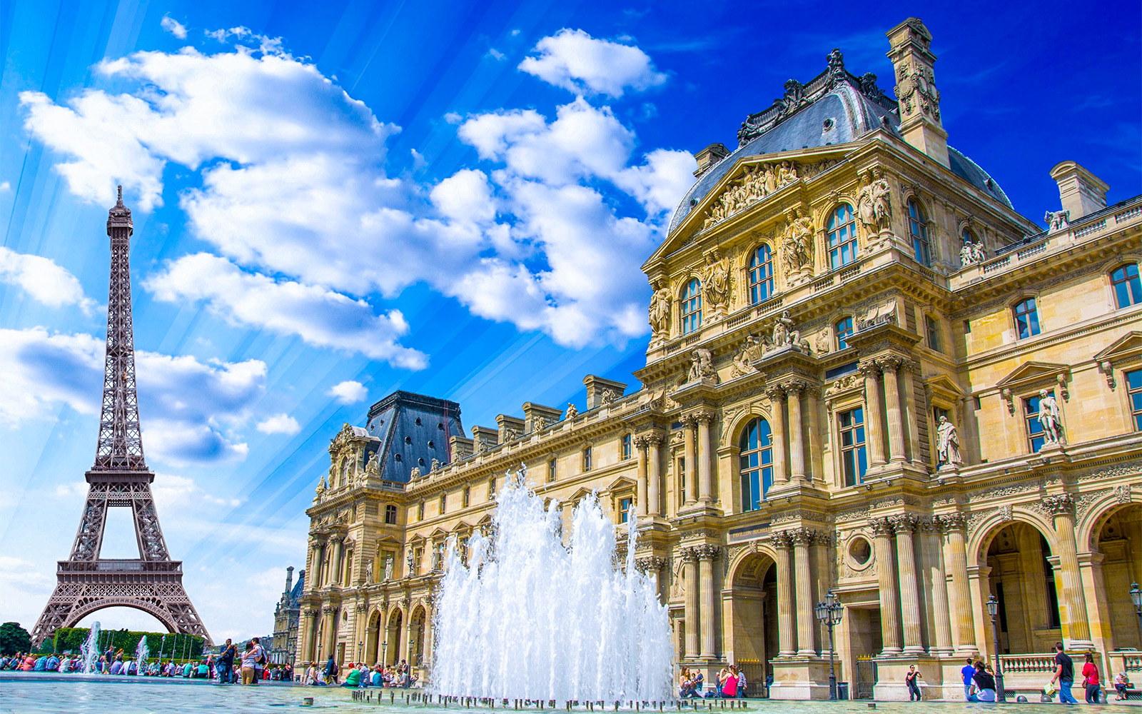 Louvre Museum von außen
