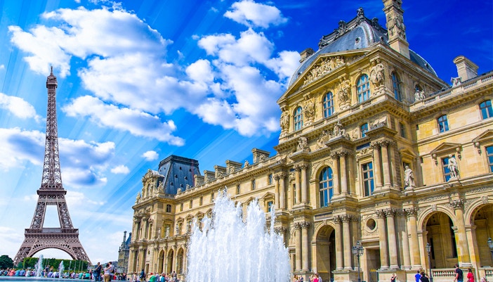 Louvre Museum von außen