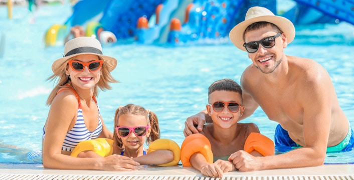 Family at YAS Waterworld
