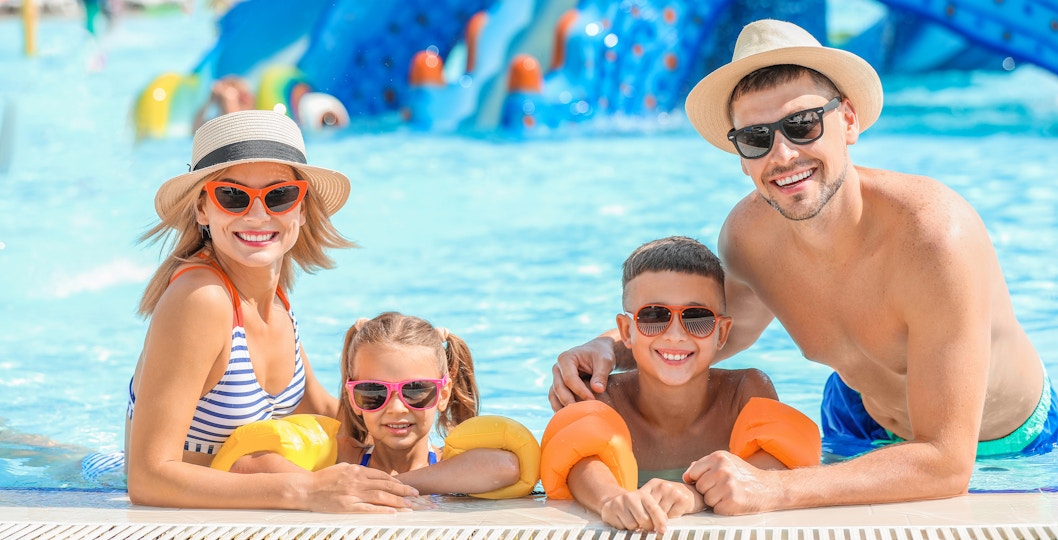 Family at YAS Waterworld