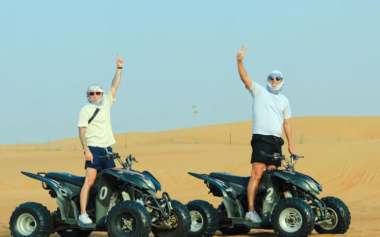 Dubai Desert ATV Quad Bike Ride Transfers