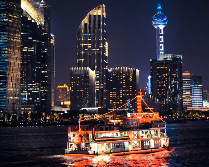 Huangpu River Cruise + City Sightseeing Bus 1-Day Pass
