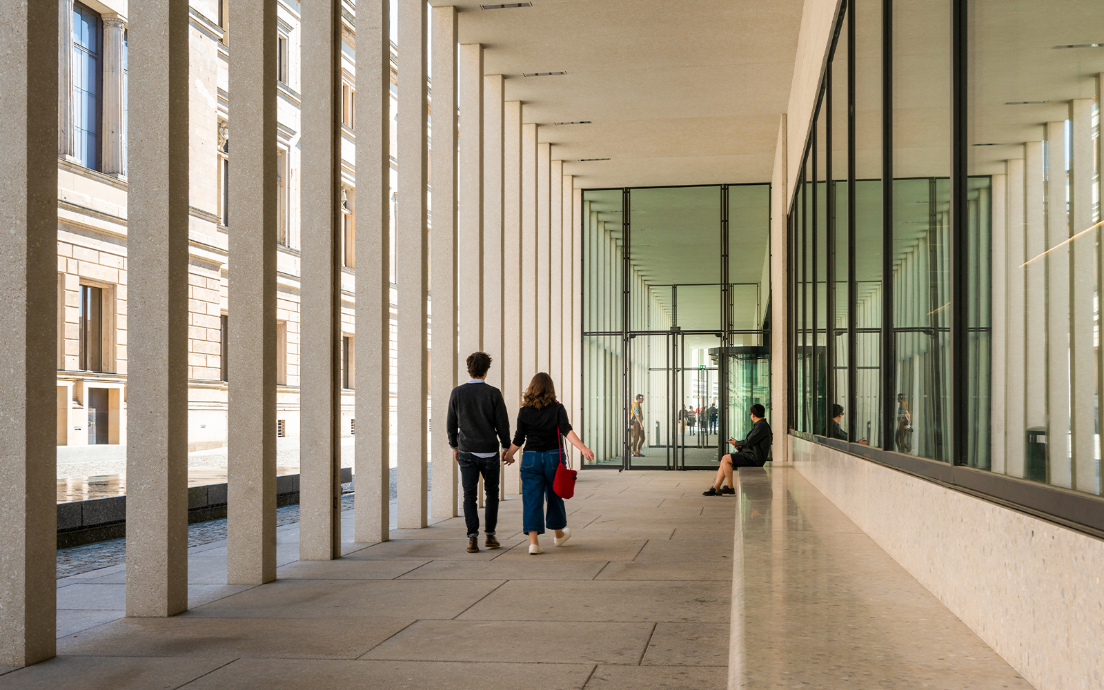 James Simon Galerie  in Berlin, showcasing modern architecture